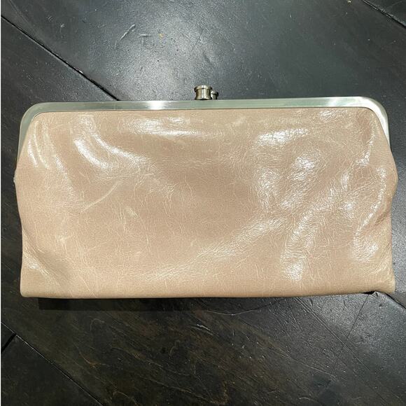 Hobo Lauren Bi Fold Wallet Leather Tan Women's - Picture 2 of 5